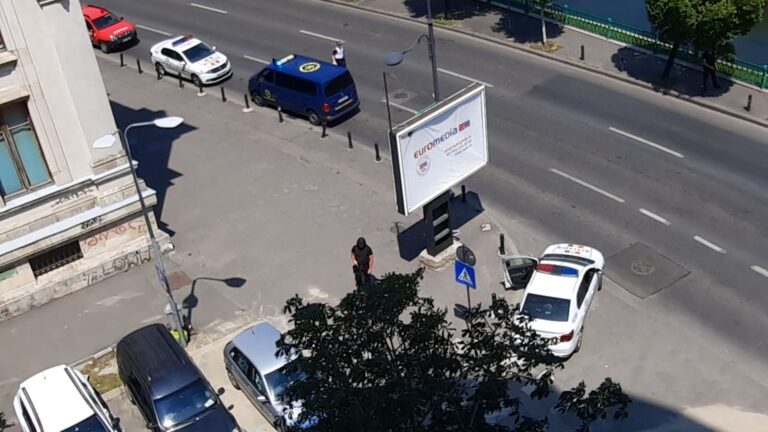 FOTO Alertă cu bombă la Curtea de Apel din Capitală / Trafic blocat în zonă