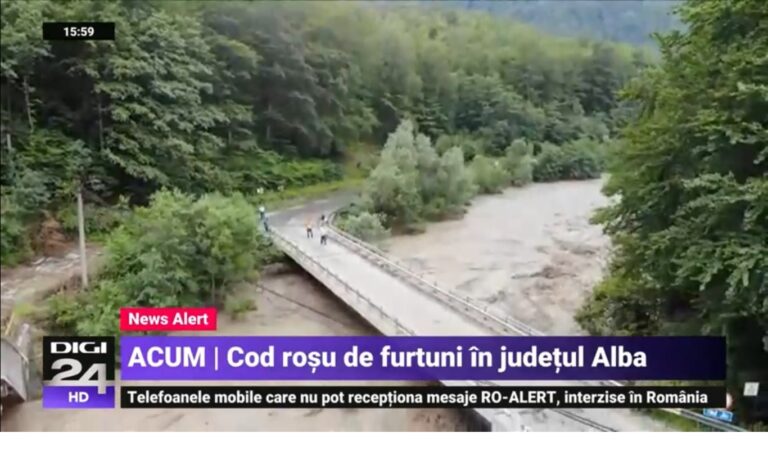 Alertă pe Valea Jiului