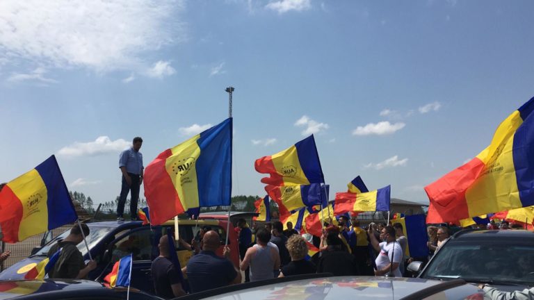 VIDEO FOTOGALERIE: Protest organizat la Rădăuți împotriva tăierii ilegale a pădurilor