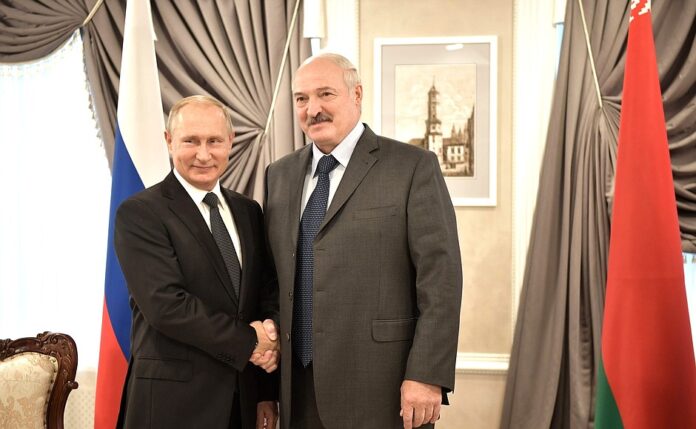 Vladimir Putin si Alexander Lukashenko Vladimir Putin si Alexander Lukashenko