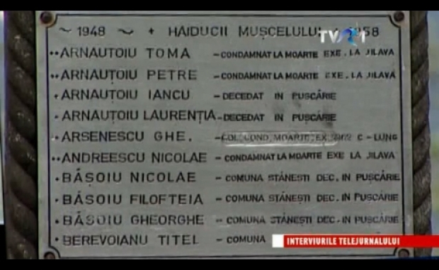 Memoria Rezistenței. Cum au fost executați liderii grupului de Rezistență armată Haiducii Muscelului