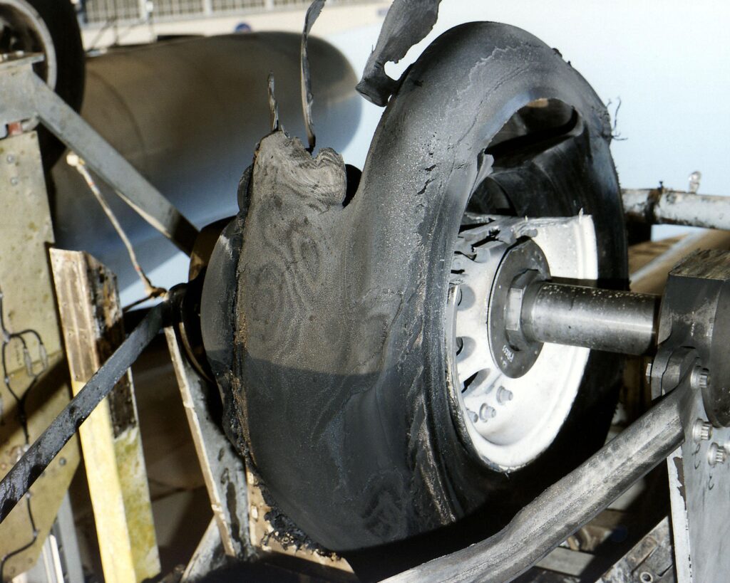 Panica pe DN69: Cauciucul unui tir care transporta azotat de amoniu a explodat