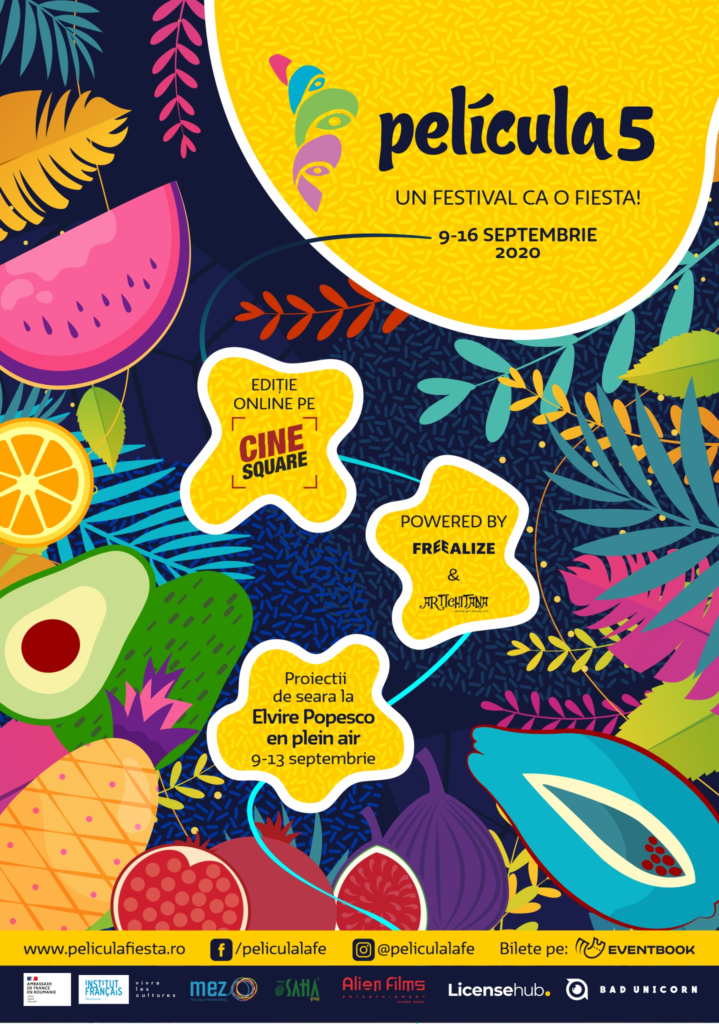 A 5-a ediție Película: filme online și în aer liber între 9 și 16 septembrie 2020 A 5-a ediție Película: filme online și în aer liber între 9 și 16 septembrie 2020