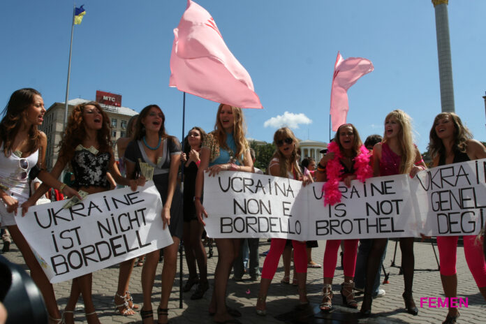 Protest al unor prostituate protest, prostituate