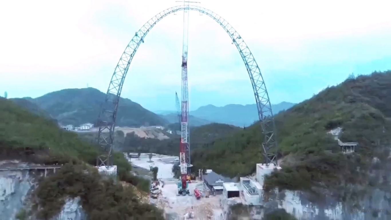 VIDEO: cel mai mare leagăn din lume, inaugurat în China / Viteză de 130 de kilometri pe oră VIDEO: cel mai mare leagăn din lume, inaugurat în China / Viteză de 130 de kilometri pe oră