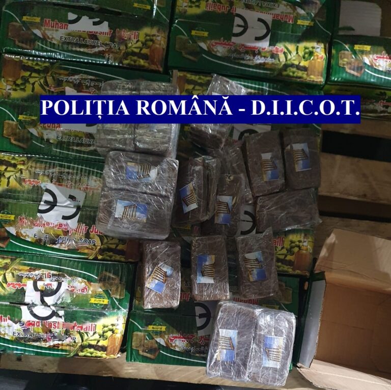 Captură istorică pentru DIICOT: peste 2 tone de hașiș și „drogul jihadului” găsite în Portul Constanța