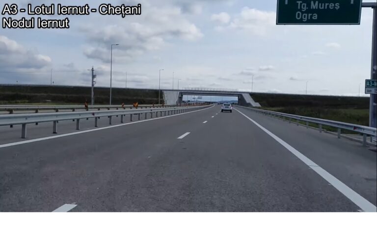 VIDEO Cel mai mare tronson de autostradă deschis anul acesta: Iernut – Chețani, parte din Autostrada Transilvaniei / Festivități ca pe vremuri