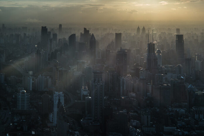 smog, praf, shanghai, china