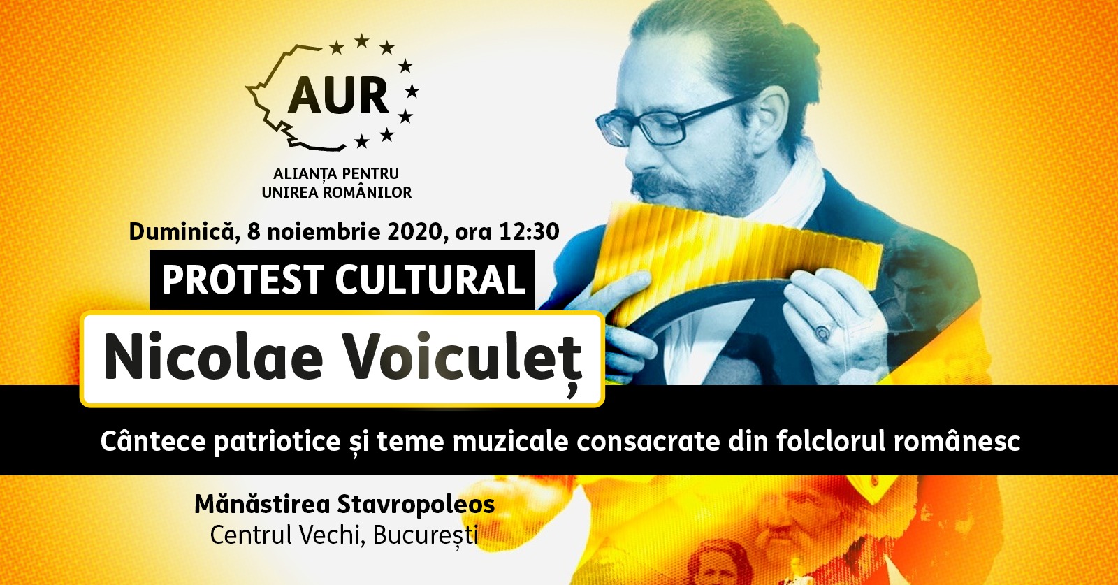 Nicolae Voiculeț, protest