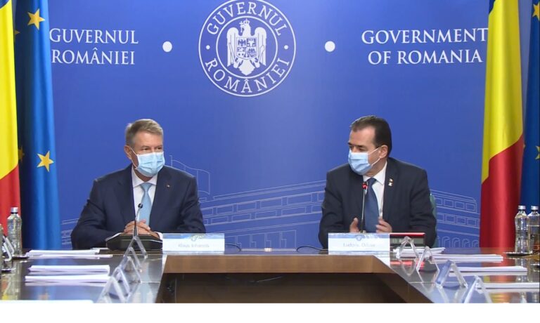 Iohannis anunță măsuri mai ferme pentru a controla pandemia: circulație restricționată noaptea, cursuri online și mască obligatorie