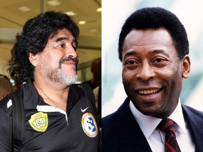 collage Pele, Maradona