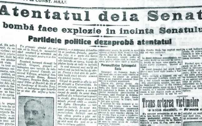 Primul atentat cu bombă din istoria României. Cum au aruncat comuniștii Senatul în aer