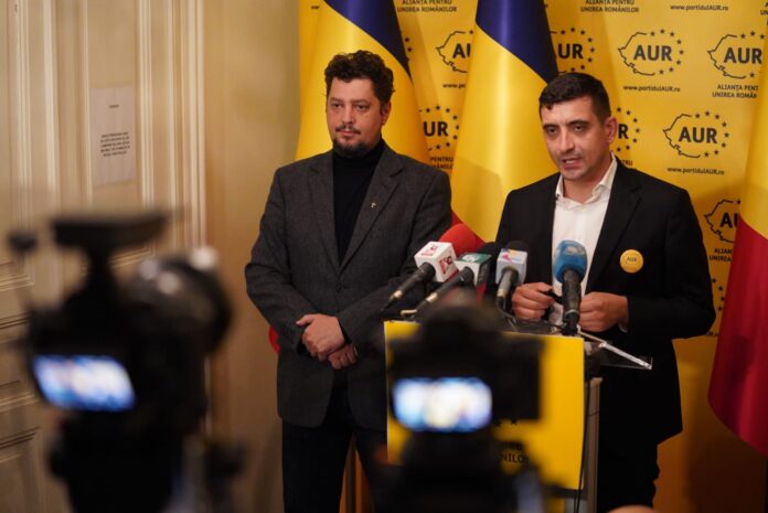 George Simion și Claudiu Tarziu, copreședinți AUR george, simion, sesizare CCR, AUR