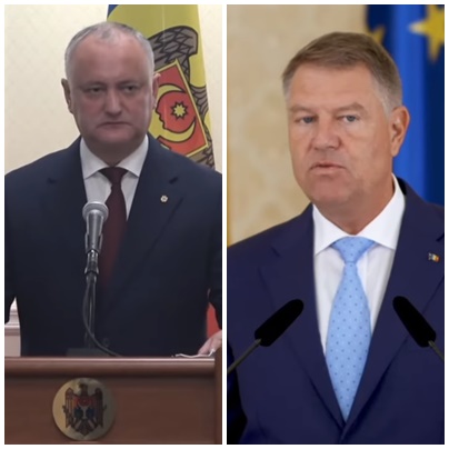 După ce l-a dat în judecată, Igor Dodon îl felicită pe Klaus Iohannis de Ziua Națională a României