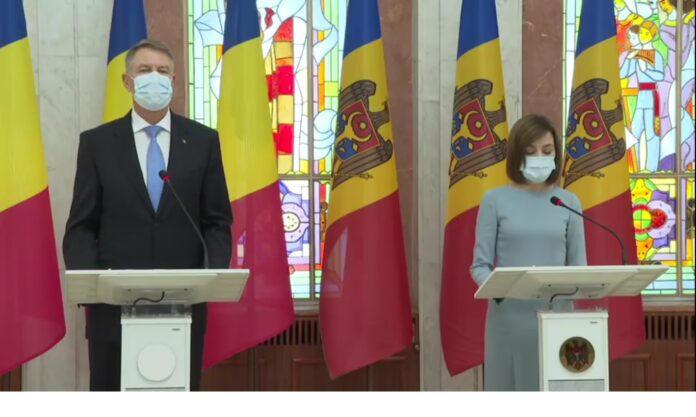 Klaus Iohannis si Maia Sandu
