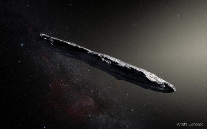 Oumuamua (NASA-concept artistic) Oumuamua, cometa, asteroid, exraterestri
