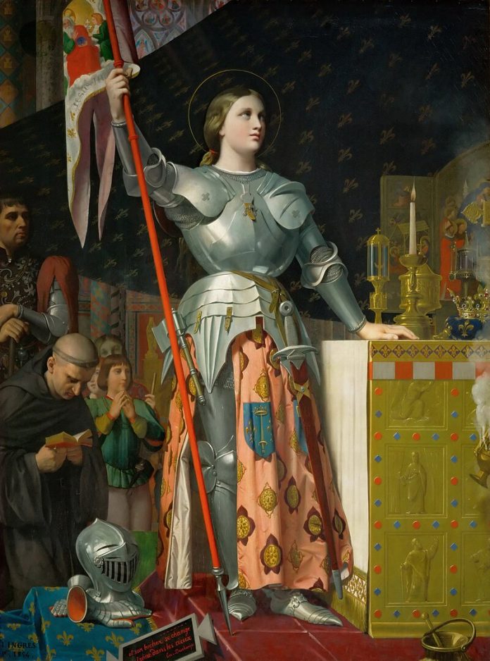ioana d'arc px-Ingres_coronation_charles_vii