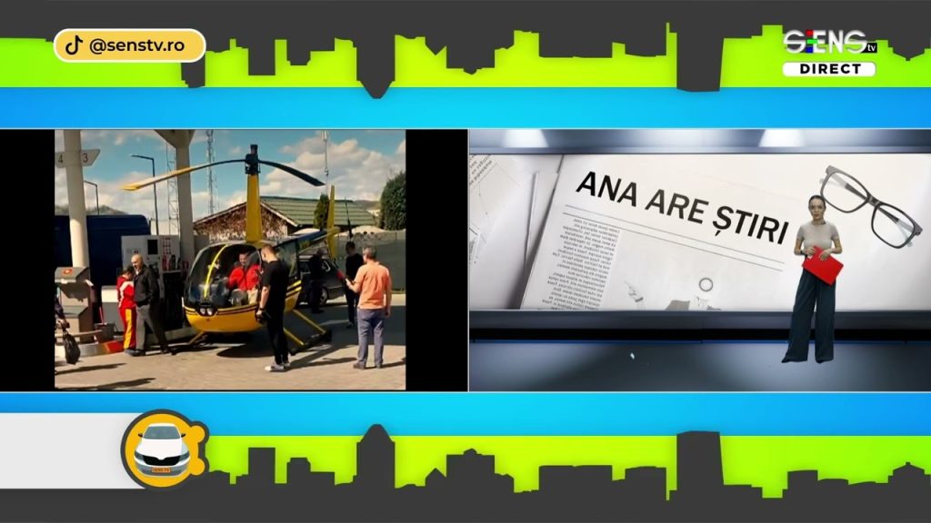 Elicopter la BENZINĂRIE & „O zi la fermă” pentru ELEVI