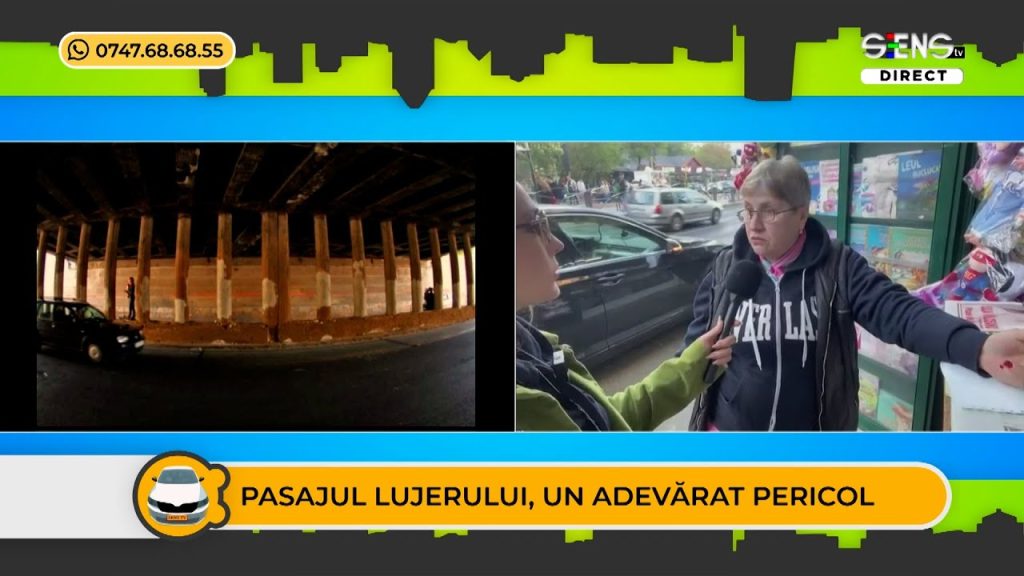Pasajul Lujerului, un adevărat PERICOL