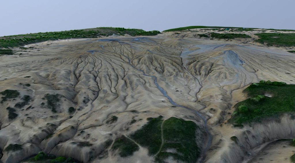 Vulcanii Noroioși din Buzău au fost cartați 3D Vulcanii Noroioși din Buzău au fost cartați 3D