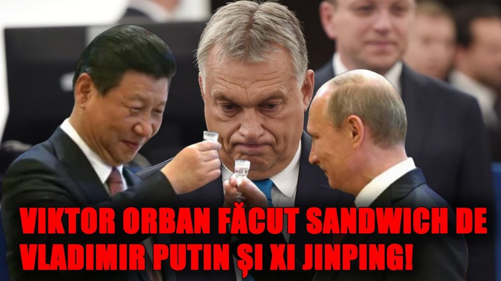 Viktor Orban făcut sandwich de Vladimir Putin și Xi Jinping! Viktor Orban făcut sandwich de Vladimir Putin și Xi Jinping!