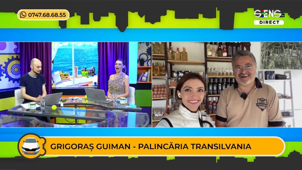 Cu Sensmobilul la Palincăria Transilvania alături de Grigoraș Guiman