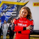 Alexandra Teslovan este pilot în Campionatul Național de Raliuri