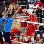 Ciprian Matei in atac FOTO CS Dinamo Volei