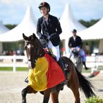 Alexia Apostolescu concurează în proba de Sărituri peste Obstacole
