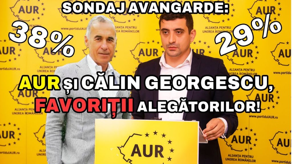 AUR pe primul loc în sondaje! Călin Georgescu favorit! AUR pe primul loc în sondaje! Călin Georgescu favorit!