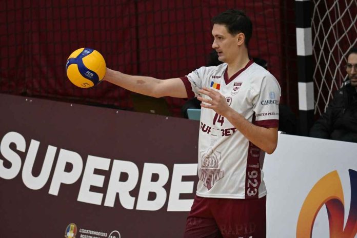 Codrin Mocanu Rapid - foto Facebook Volei Rapid