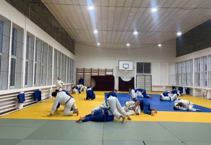În sala de judo