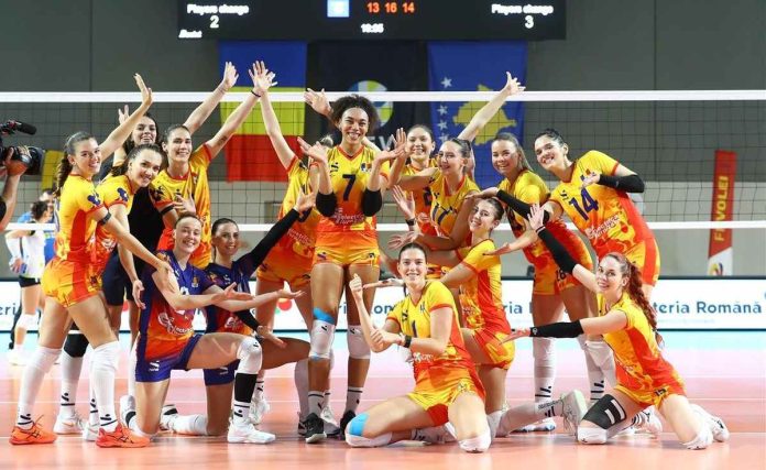 nationala Romania bucurie - FOTO CEV