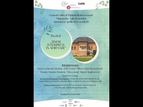 Recital „Tineri Interpreți în afirmare” Recital „Tineri Interpreți în afirmare”