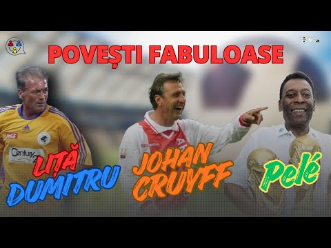 Povești fabuloase: „Liță” Dumitru, față în față cu Pelé, Cruyff și Beckenbauer