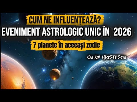 Cum ne influențează? Eveniment astrologic unic în 2026. 7 planete în aceeași zodie.