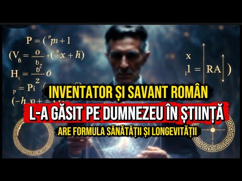 Savant român. L-a găsit pe Dumnezeu în știință. Are formula sănătății și a longevității