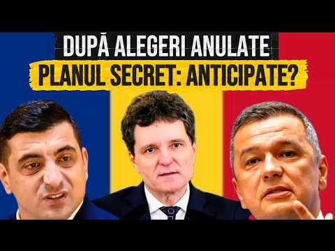 După alegeri anulate, planul secret: anticipate?