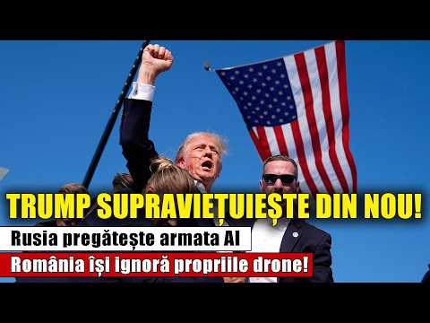 TRUMP SUPRAVIEȚUIEȘTE DIN NOU! 🔫 Rusia pregătește armata AI, iar România își ignoră propriile drone!