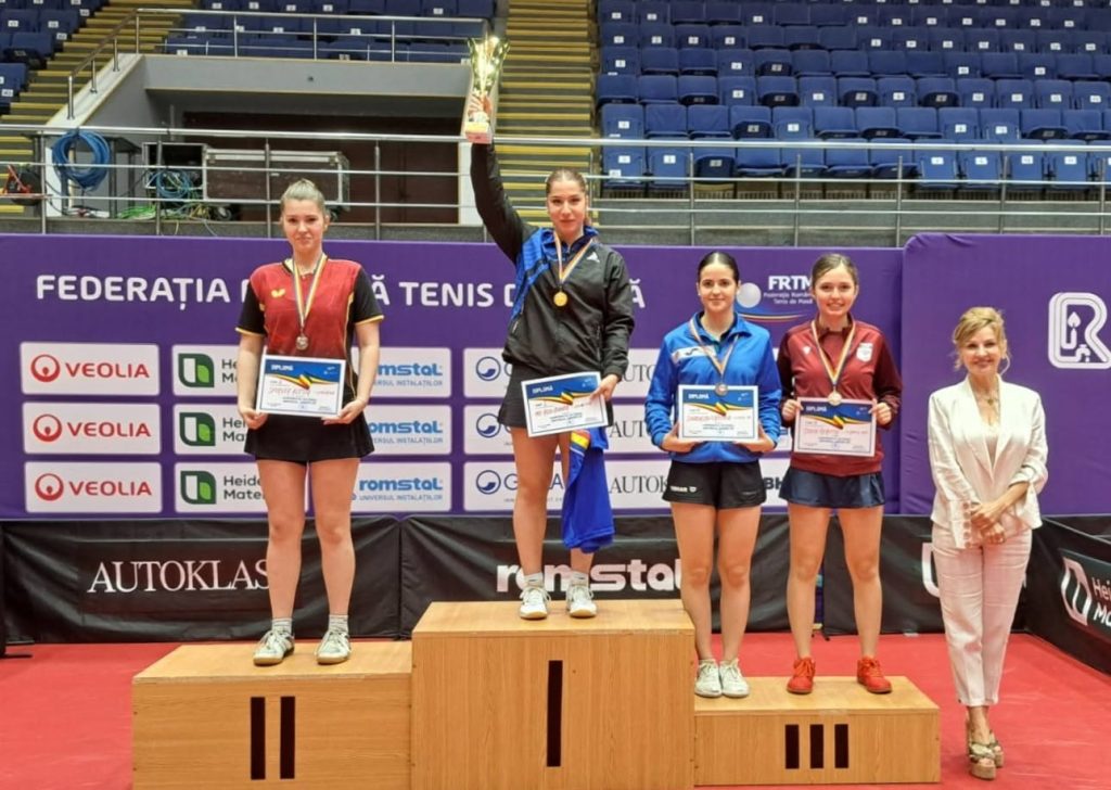 Bianca regina Campionatelor Naționale U19 la tenis de masă, cu trei titluri și un argint