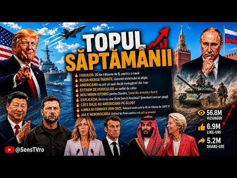 🎯 PUTIN ASCUTE SATÂRUL 🔥 CÂTE BAZE AU AMERICANII PE GLOB?🔥 CELE MAI TARI INFORMAȚII ALE SĂPTĂMÂNII🎯