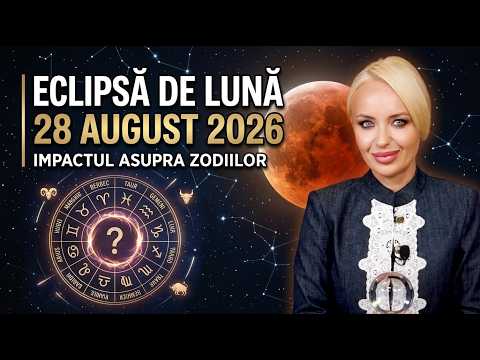 Eclipsa de LUNA 28 August 2026 – cum influențează ZODIA ta? Alina Ciutac Astrolog